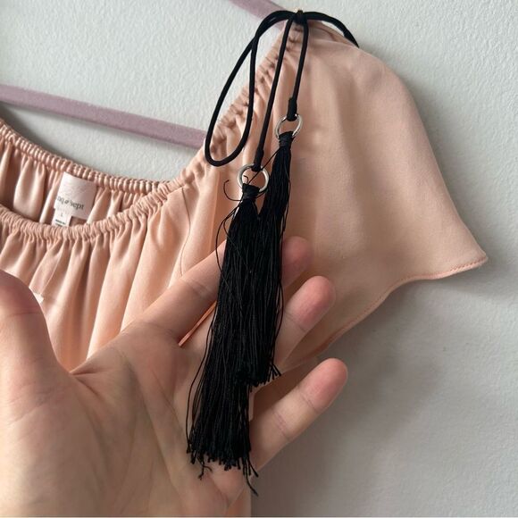 Cinq à Sept Blush Silk Layered Blouse - Picture 3 of 16